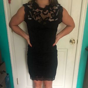 Lace Black Dress